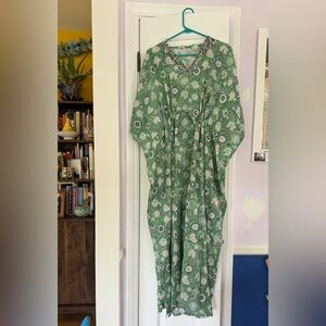 NWOT Handmade Cotton Caftan (Free Size (S-XXL))